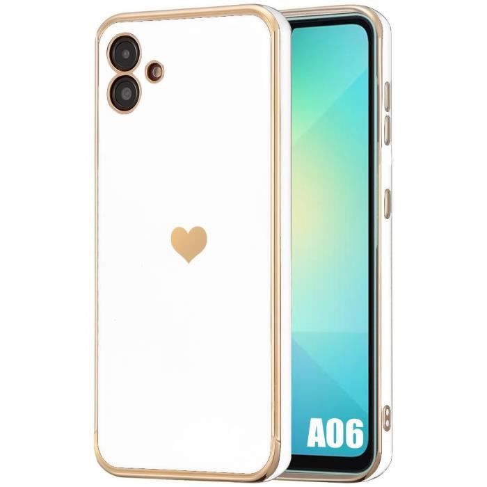 Coque de protection - samsung - galaxy a06 - silicone - antichoc - slim - blanc