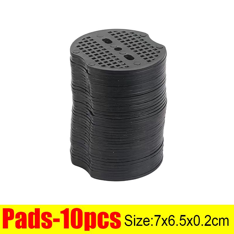 

100/10pcs Plastic Gaskets for U-shaped Nail Garden Staples Pegs Gasket Landscaping Ground Covering Tubing Film Fixed Peg Pads