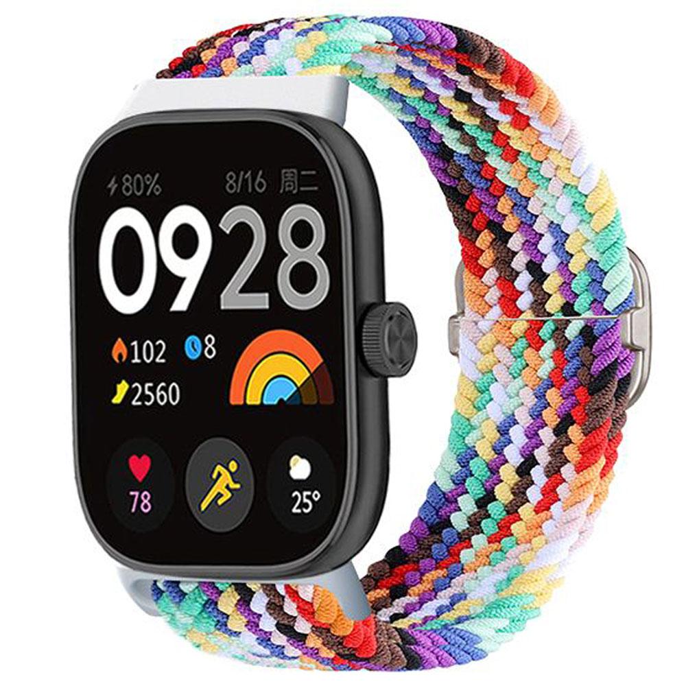 Nylonowa pętelka do zegarka pasek do Redmi Watch 4 akcesoria sportowe oddychający pasek zamienny bransoletka Xiaomi Mi Band 8 Pro pasek