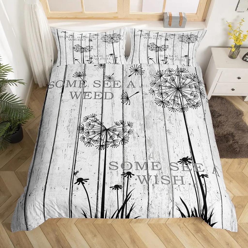 Art Soft with Soft Fabric Duvet Cover Dpluselion Flower Arangement Petals Doves Flying Silhouetes Fantasy Bloms Decorative Beding Turquoise Brown