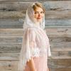 Muslim Headscarf Hijab Veil Foreign Trade Lace Wedding Veil Floral Overlay Headscarf