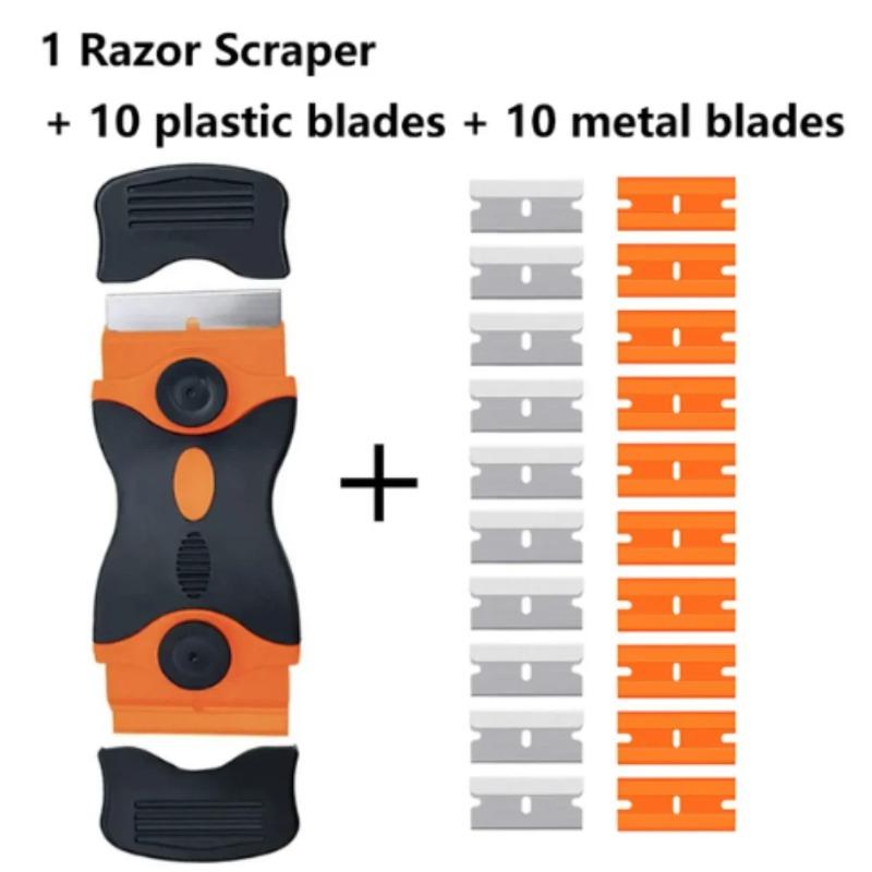 

Multi-function Double Head Glue Removal Scraper Cleaning Blade Shovel Car Sticker Film Remover Tool
