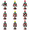 Foldable Pot Holder Christmas Tree Wooden Trivets Durable Pine Wood Potholders with Storage Stand Space Saving Kitchen Decor Heat Resistant