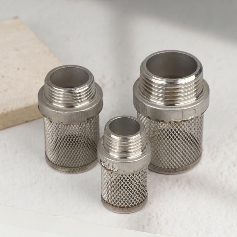 Filtro a Rete in Acciaio Inossidabile 304 Filtro a Rete per Tubo Pompa Irrigazione Giardino Rete per Pulizia Acqua Filtro Metallico
