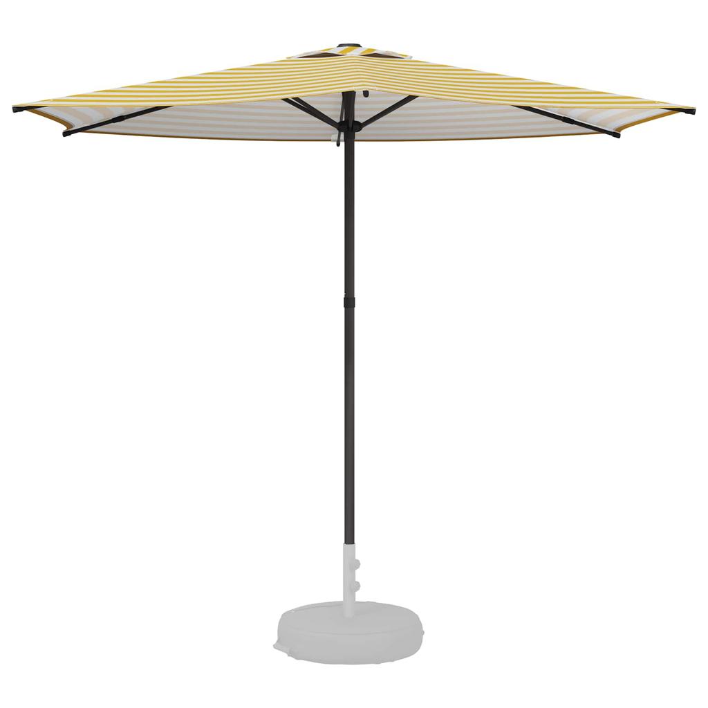 Garden Umbrella with Base 270 X 270 Cm Polyester Rectangular
