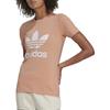 adidas Originals Adicolor Classics Logo Sports Retro Casual Short Sleeve T-Shirt Women Tops Pink H33566