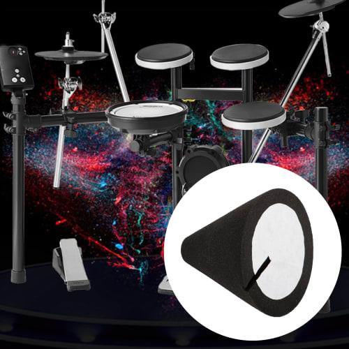 Yibuy 10pcs Electronic Drum Piezo Trigger Cones, Foam Cones, 1.38x1.46 Inch