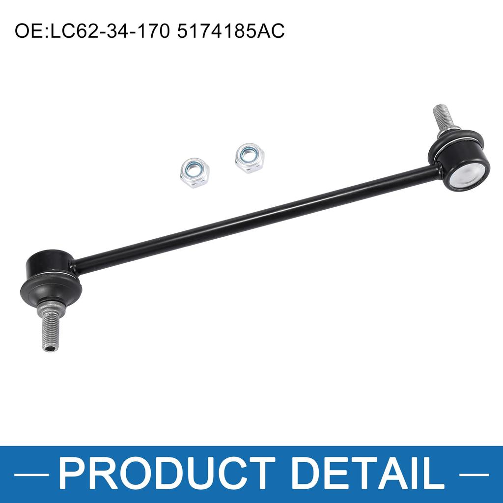 ABSOPRO Front Suspension Sway Bar End Links (LC62-34-170, 5174185A) for Honda Compass 2007-2014 (Black, Set of 2)