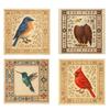 Bird Crosses Stitching Set With Fabric Beginner Friendly Embroidery Set For Home Decoration Nature Inspire Designs