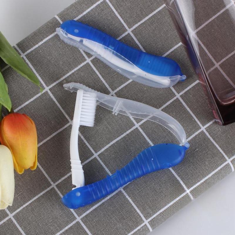 Disposable Toothbrush Travel Portable Foldable Soft Bristled Cross-border Toothbrush Foldable Toothbrush