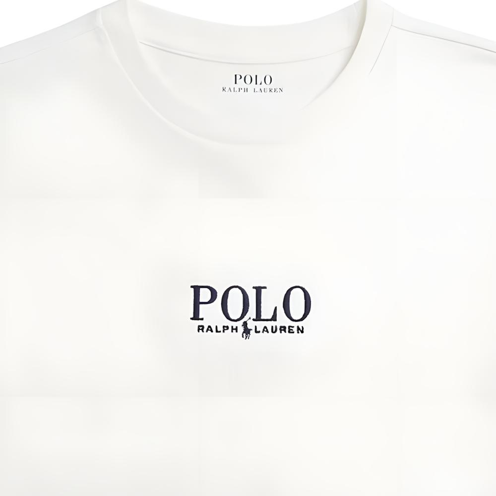 Polo Ralph Lauren T-Shirt Ss25 Solid Color Round Neck Letter Logo Short Sleeve Kids tops White CWPOTSHY8021040-100