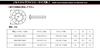 KITACO Arandela Nord-Lock Estándar/Acero Inoxidable M8 13.5×2.2 Se vende 1 pieza