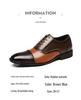 New Brogue Leather Men's Shoes - Stylish, Breathable, Versatile for Business and Weddings In Spring and Autumn