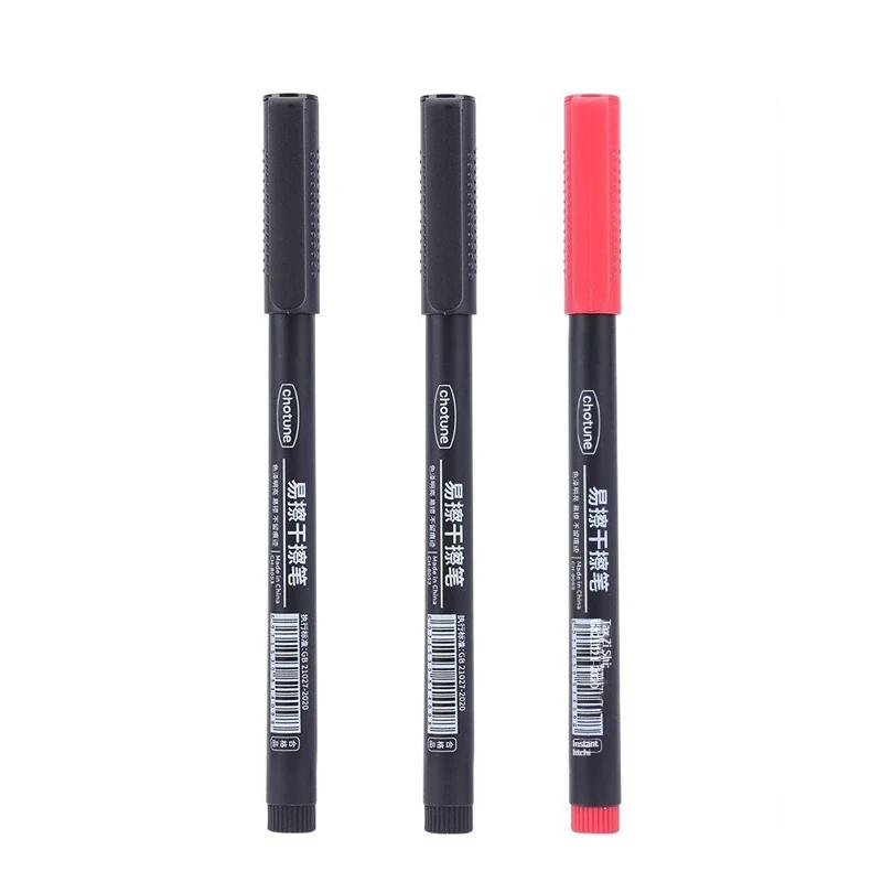 3 Colors 0.5mm Dry Erase Markers Erasable Whiteboard Marker Pen Office School White Board Art Marker Stationery Extra Fine Tip