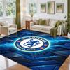 Chelsea FC Design Crystal Velvet Rug Soft Decorative Mat for Bedroom Entrance
