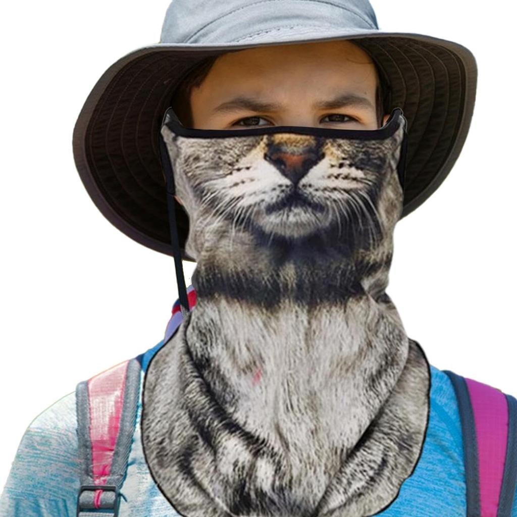 [Gevrkjenp] Face Sun Cover for Cycling, Driving | UV Face