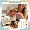Brinquedo de Morder Durável para Cães Formato de Osso Brinquedo para Animais de Estimação para Roedores Agressivos Longa Duração Não Tóxico Material Seguro para Cães Filhotes