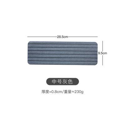 Rectangular Mouthwash Coaster Simple Diatom Mud Absorbent Pad Quick-drying Household Diatomite Tray Creative Bathroom Supplies