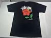 Stussy Mens Sz M Cali Rose Tee Shirt Black Unisex T-Shirt