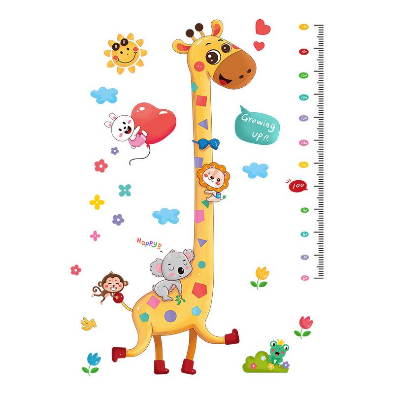 Xy9012 Children'S Room Living Room Removable Wall Stickers Cartoon Wall Decoration Stickers Height Stickers Premium