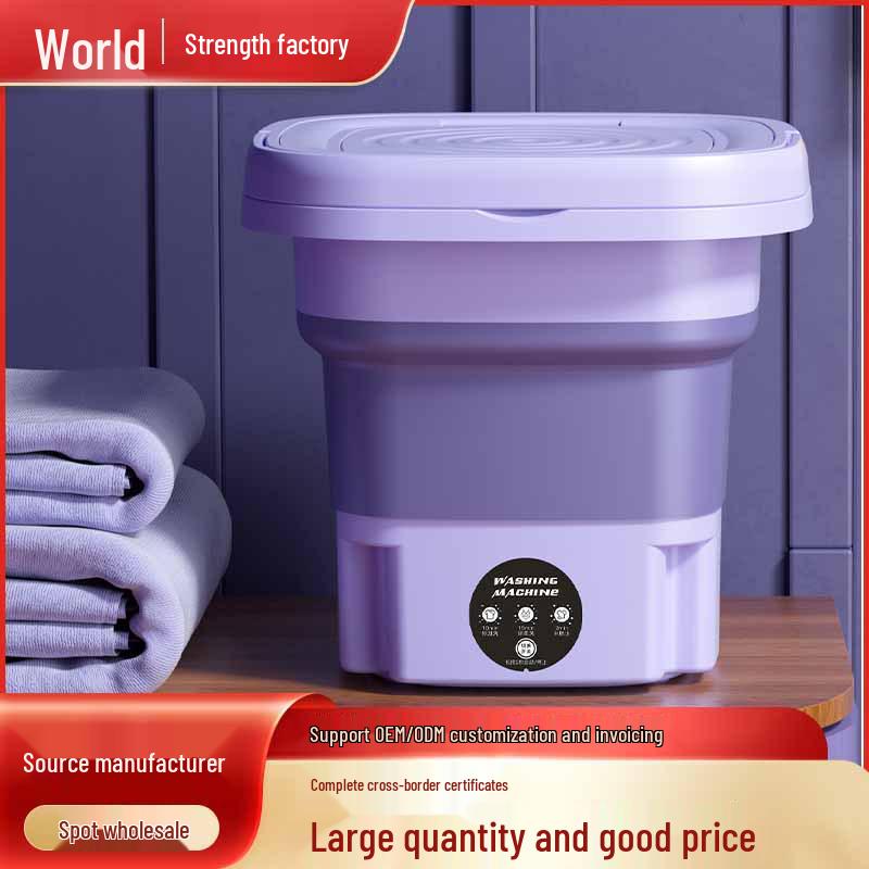 Máquina de Lavar Portátil Compacta para Dormitórios e Roupas de Bebê