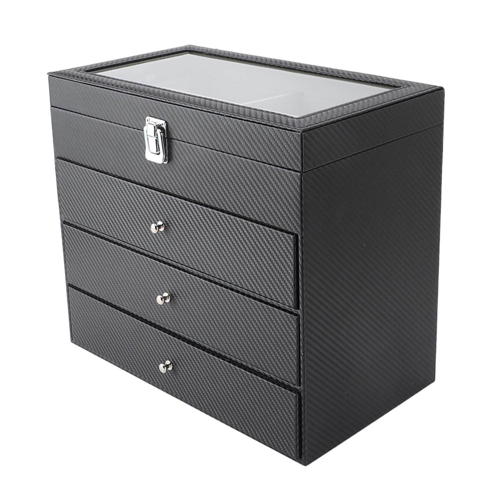 Glasses Display Case Carbon Fibre Grey