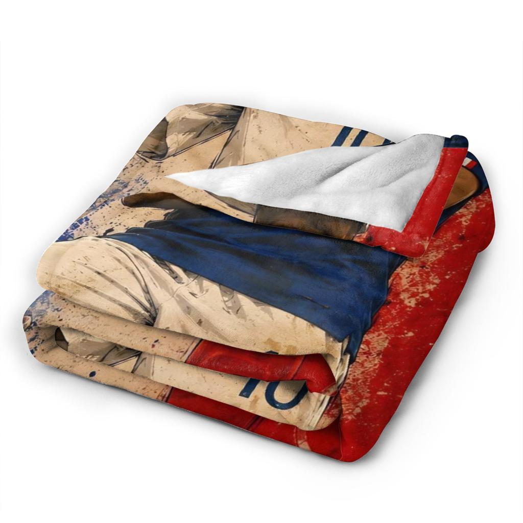 Mbappes Fußball Flauschige Decke Frankreich Fußball Personalisierte Überwurfdecke für Zuhause 200x150cm Plüsch Dünne Steppdecke