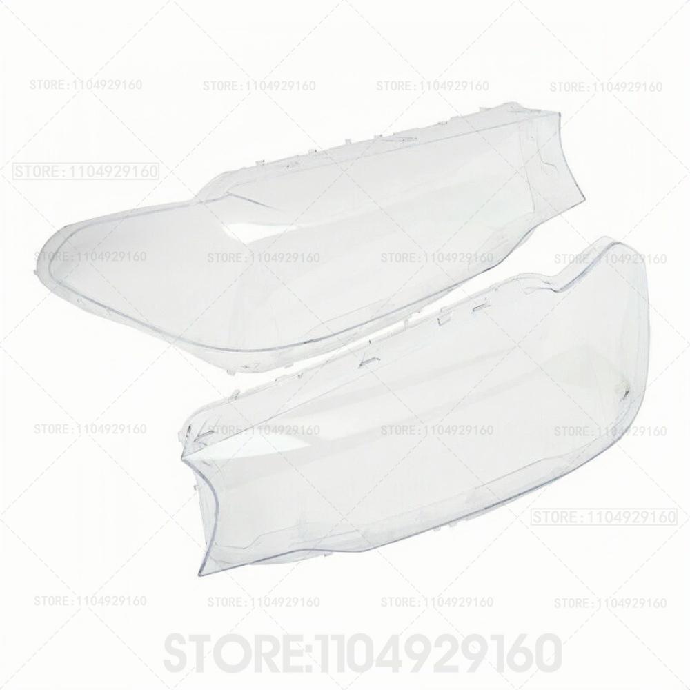 Car Glass HeadLamp Lens Caps Lampshade Shell For BMW 5 Series G30 G38 2018 2019 2020 Headlight Cover Automobiles Accessories