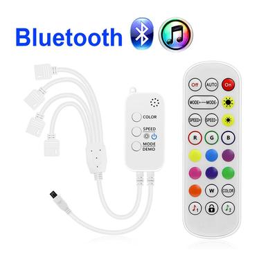 1 Split zu 1/2 Led Controller Musik Bluetooth LED Band RGB Controller Smartphone APP Steuerung Led Fernbedienung Für 5050 LED Streifen