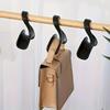 8PCS Bag Hook Wardrobe Multifunction Handbag Organizer Hanger Hook Reusable Handbag Hat Scarf Storage Rack Sturdy Curved Design