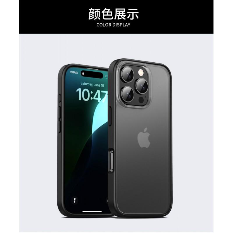 Shockproof TPUPC Phone Case IPhone 16 Pro Max Plus Matte Finish Thickened Protective Cover