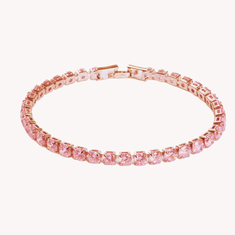 Hip Hop 4.0 Bracelet European and American Men's and Women's Jewelry Fashion Versatile Micro-inlaid Zircon Couple Bracelet