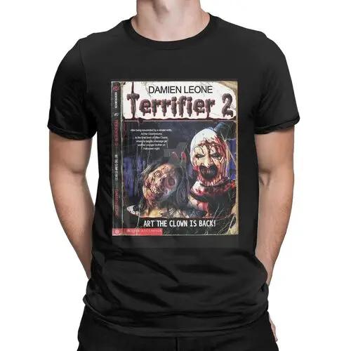 The Clown Drawing Art horror movies terrifier slasher film scary scream movie Novelty T-Shirts Cotton Graphic Printed Clothing