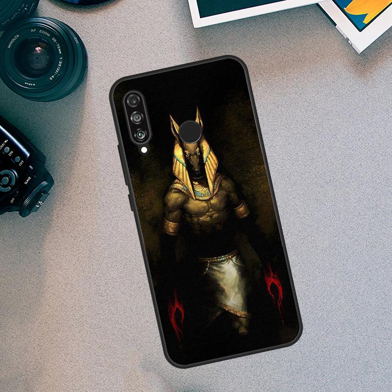 Egypt Nefertiti Anubis Ankh For Huawei Nova 12i 12s 11i 7i 8i Y73 Y70 Y90 Y60 Y72 Y61 Y91 9 10 SE P40 Lite P30 Pro Case