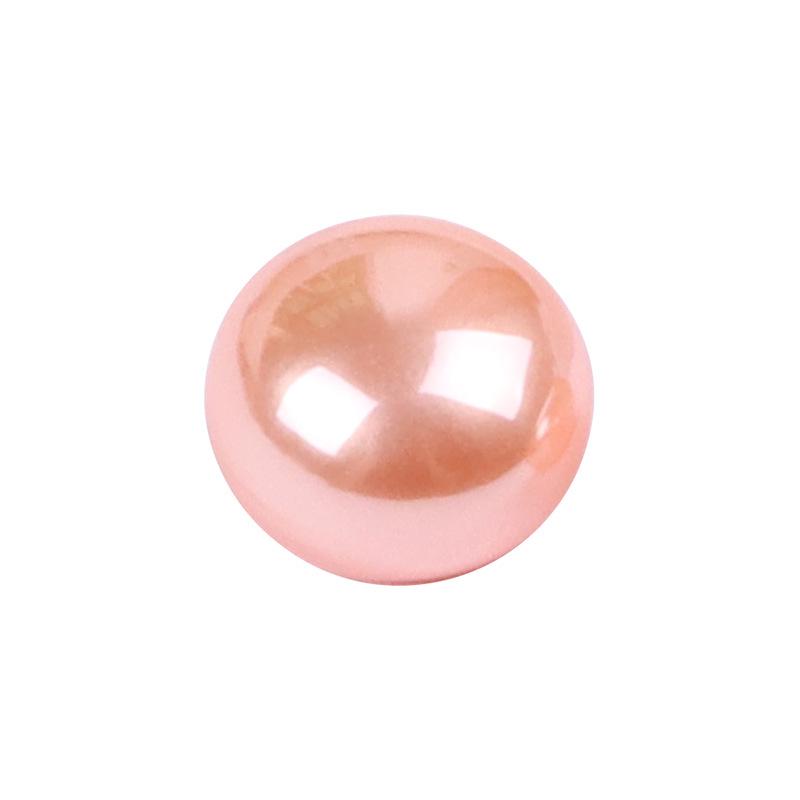 12mm Round Half-Face Steamed Bun Beads for DIY Crocs, Earrings, Hair Clips, and Jewelry Accessories.