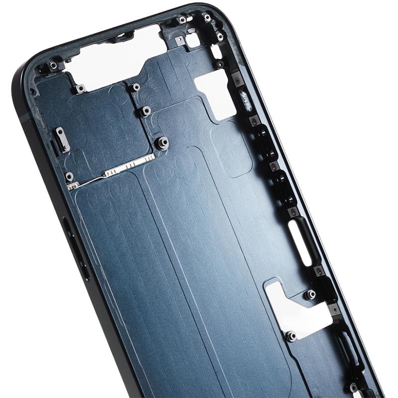 För iPhone 14 Mellanplatta Ram+Sidoknappar Ersättning (utan logotyp)