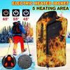 Outdoor Warm Clothing Heated For Riding Skiing Fishing Charging Via Heated Coat