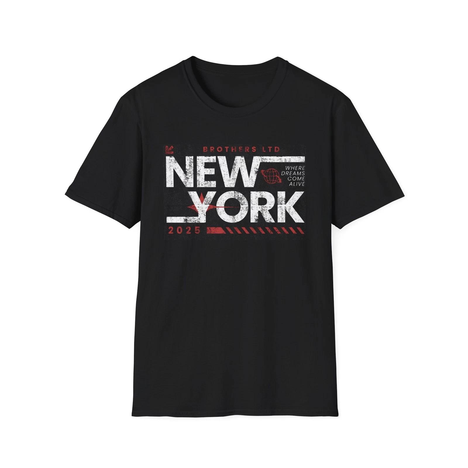 New York Destination Unisex T-Shirt, Travel Tee, NYC Gift, Streetwear M