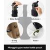 Large Capacity Gym Cup Pouch with Pocket Bottle Holder Portable Water Bottle Bag  Gym Accessories