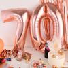 24 Packs 70th Birthday Party Favors Bottle Opener Rose Gold Creative Bottle Openers for Birthday Wedding Anniversary