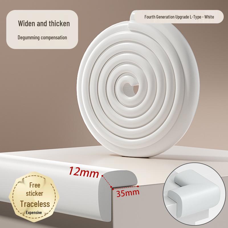 Children's Non-Toxic Soft Corner Guard - Eco-Friendly Anti-Collision Edge Protector for Tables and Walls