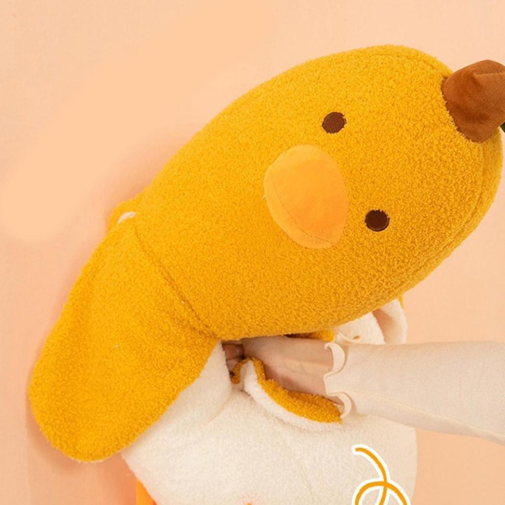 Stuffed Animals Banana Doll Stress Toy Decors Soft Dolls Baby Toy for Toddlers Emotion Smooth Christmas Gift  White