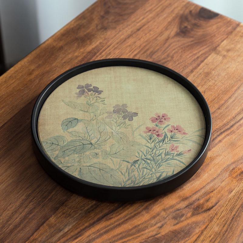 Chinese Style Tea Mat Quick-drying Water-absorbing Pottery Tea Tray Kung Fu Tea Coaster Tea Ceremony Table Tea Set Accessories
