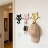 Pack Of 2 Cats Shaped Metal Hooks For Door Back Perfect For Hanging Clothes Keys And Bags Home Organization Tool