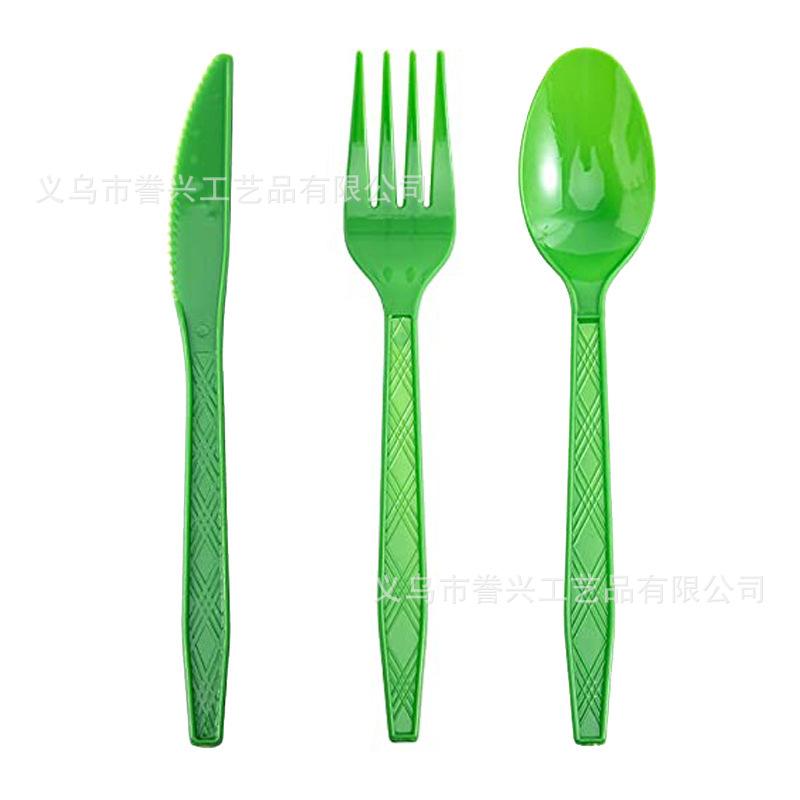 Disposable Knives, Forks And Spoons Spot Plastic Tableware Party Party Ps Knives, Forks And Spoons Foreign Trade Supply Products