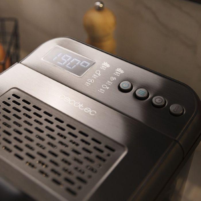 Friteuse - Cecotec - Cleanfry Luxury 3000 Black - 4,2 L - 5 Programmes - Acier Inoxydable