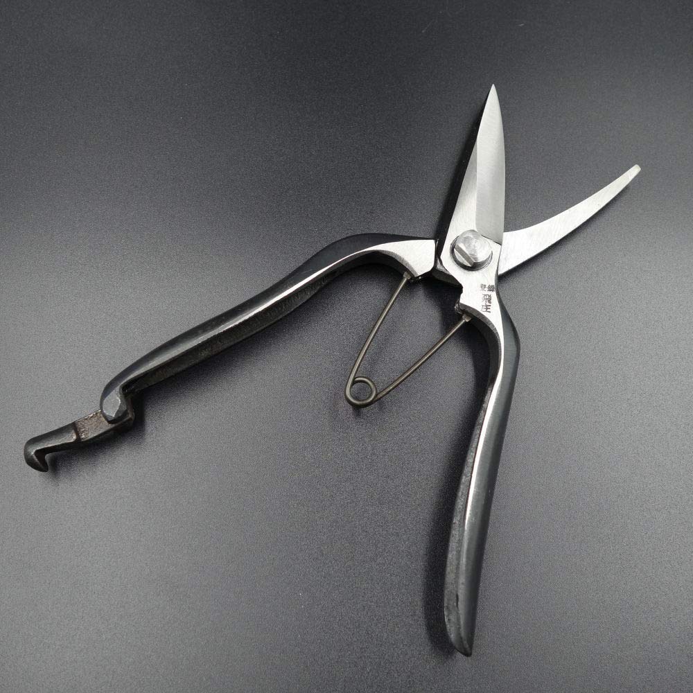 Hisho pruning shears with gold high Tobitsuka Scissors stopper, 205mm, quality,