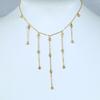 Bling Fashion Design Women Jewelry CZ Y Lariat Long Short Tassel Chain Choker Necklace