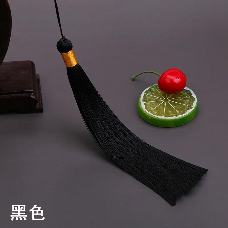 17CM Long Tassel Spike Chinese Clothing DIY Accessories Musical Instrument Pendant Ice Silk Vertical Spike Tassels for Crafts