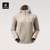 KAILAS Women's XM4 Hooded Merino Wool Half-Zip Fleece Jacket